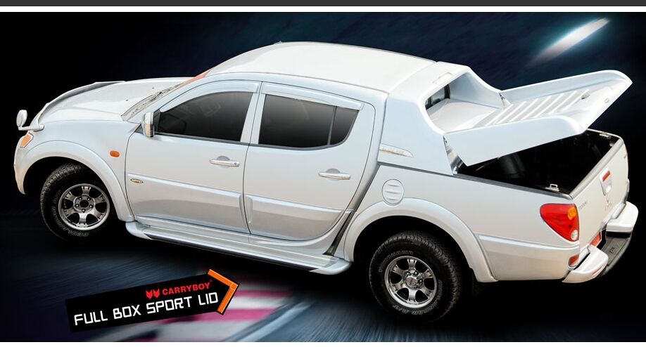 CARRYBOY Laderaumabdeckung Fullbox Mitsubishi L200 Doppelkabine 2005-2015 mit Sportbügel