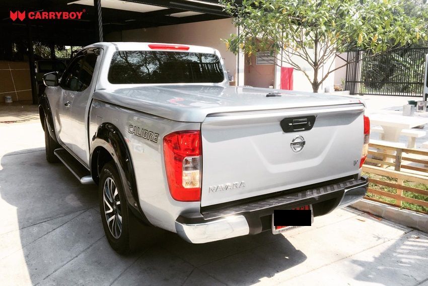 CARRYBOY Laderaumabbdeckung SMX Nissan Navara Kingcabb Extrakabine NP300 Deckel mit Motorhub