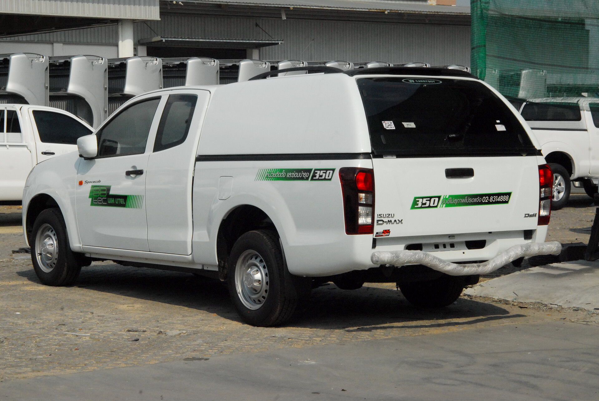 CARRYBOY Hardtop geschlossene Seiten ohne Fenster Isuzu D-Max Extrakabine Spacecab 2017-2020 Zubehör