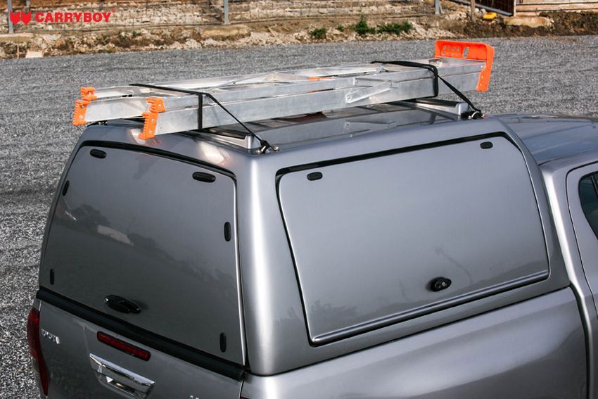 CARRYBOY Gewerbehardtop Flottenhardtop GFK WMH mit Überhöhe geschlossene Seitenklappen belastbare Dachreling
