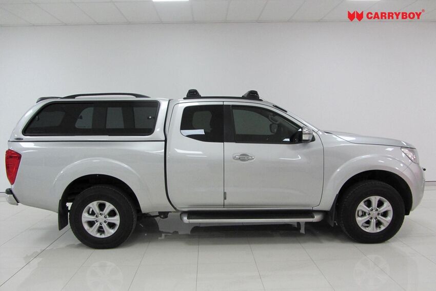 CARRYBOY Hardtop 560gF-IRC mit großen Schiebefenster Isuzu D-Max Extrakabine Spacecab 2017-2020 GFK Hardtop mit Dachreling