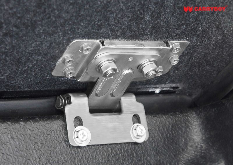 CARRYBOY Flachabdeckung Deckel Pickup GFK Modell SX Edelstahlscharnier