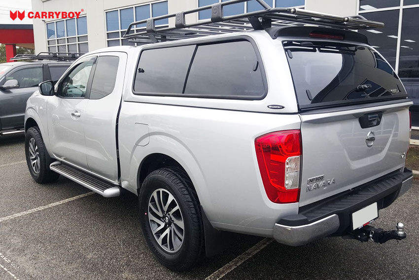 CARRYBOY Hardtop 560gF-NP3K große Schiebefenster Nissan Navara NP300 Kingcab Extrakabine 2016+ beheizbare Heckscheibe