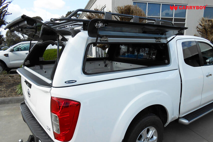 CARRYBOY Hardtop mit seitlichen Klappfenstern SO-MNC Mitsubishi L200 Clubcab Extrakabine 2016+ große Klappefenster getönt