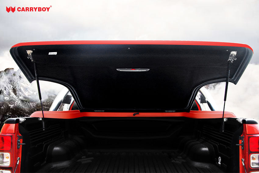CARRYBOY Laderaumabdeckung Deckel in Wagenfarbe einfache Installation Toyota Hilux Vigo 2005-2015 Doppelkabine