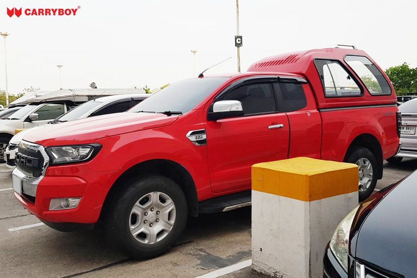 CARRYBOY Hardtop Überhöhe extrahoch 840-TRC mit Schiebefenster Toyota Hilux Revo Extrakabine 2016+ CARRYBOY Hardtop Überhöhe extrahoch 840-TRC mit Schiebefenster Toyota Hilux Revo Extrakabine 2016+