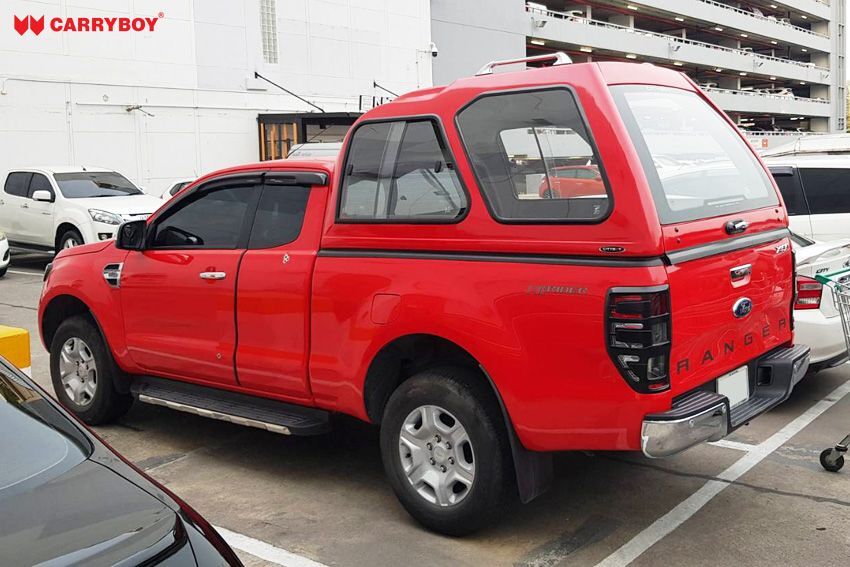 CARRYBOY Glasfaserhardtop Transporthardtop 840 Überhöhe Ford Ranger Extrakabine 2012+