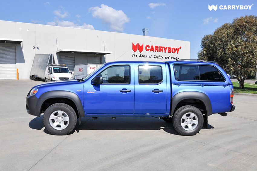 CARRYBOY Hardtop mit Schiebefenster lackierung in Wagenfarbe Ford Ranger Doppelkabine 2002-2011