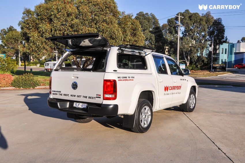 CARRYBOY VW Amarok Doppelkabine Zubehör Hardtop Installation ohne Bohren