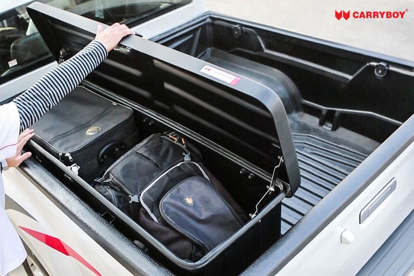 CARRYBOY seitliche XXL Staubox Pickup Ladefläche Deckel großzügiger Stauraum