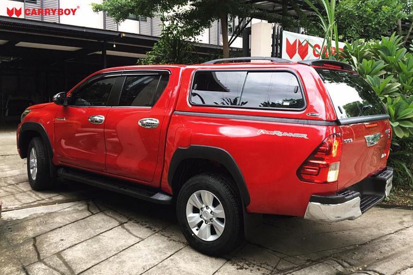 CARRYBOY GFK Hardtop 560-TRD mit Schiebefenster Toyota Hilux Revo Invincible Doppelkabine führend in Qualität und Design