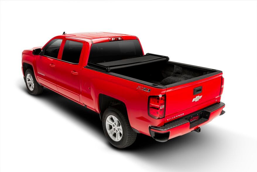 Chevrolet Silverado / GMC Sierra Flachabdeckung Plane zum Falten TRIFECTA offen fahrbar