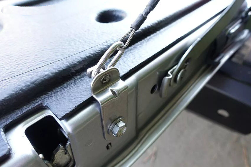 CARRYBOY Heckklappendämpfer Seilzug Ford Ranger Kraft beim Öffnen und Schließen ohne Bohren