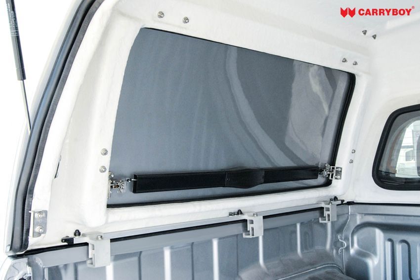 CARRYBOY Gewerbehardtop Flottenhardtop GFK WMH mit Überhöhe geschlossene Seitenklappen einbau ohne Bohren