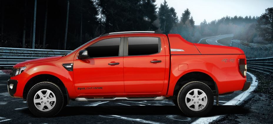 CARRYBOY Laderaumabdeckung Deckel Fullbox Ford Ranger Doppelkabine 2012+