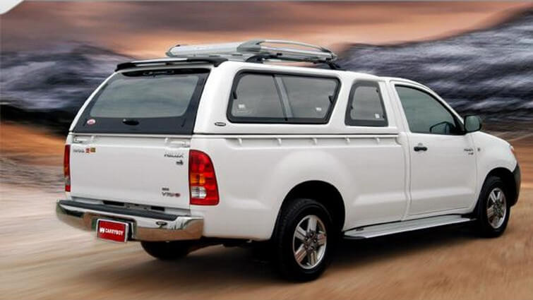 CARRYBOY Hardtop 560-TVL Toyota Hilux Vigo Singlecab 2005-2015 GFK extrem belastbar und stabil