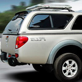 CARRYBOY Hardtop mit Schiebefenster 560-MTCP Mitsubishi L200 Clubcab Extrakabine 2009-2015