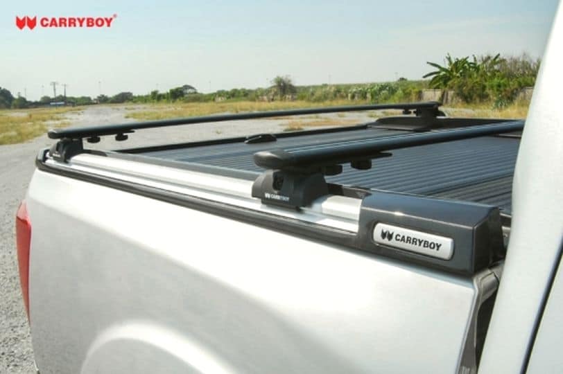 Ford Ranger Doppelkabine Laderaumabdeckung Rollo mit Querträgern 789F, hohe Zuladung