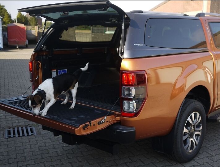 CARRYBOY Hardtop Modell SO mit Ausstellfenster für Ford Ranger Doppelkabine