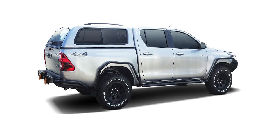 CARRYBOY GFK Hardtop 560-TRD mit Schiebefenster Toyota Hilux Revo Invincible Doppelkabine Hilux Zubehör extrem stabil und belastbar
