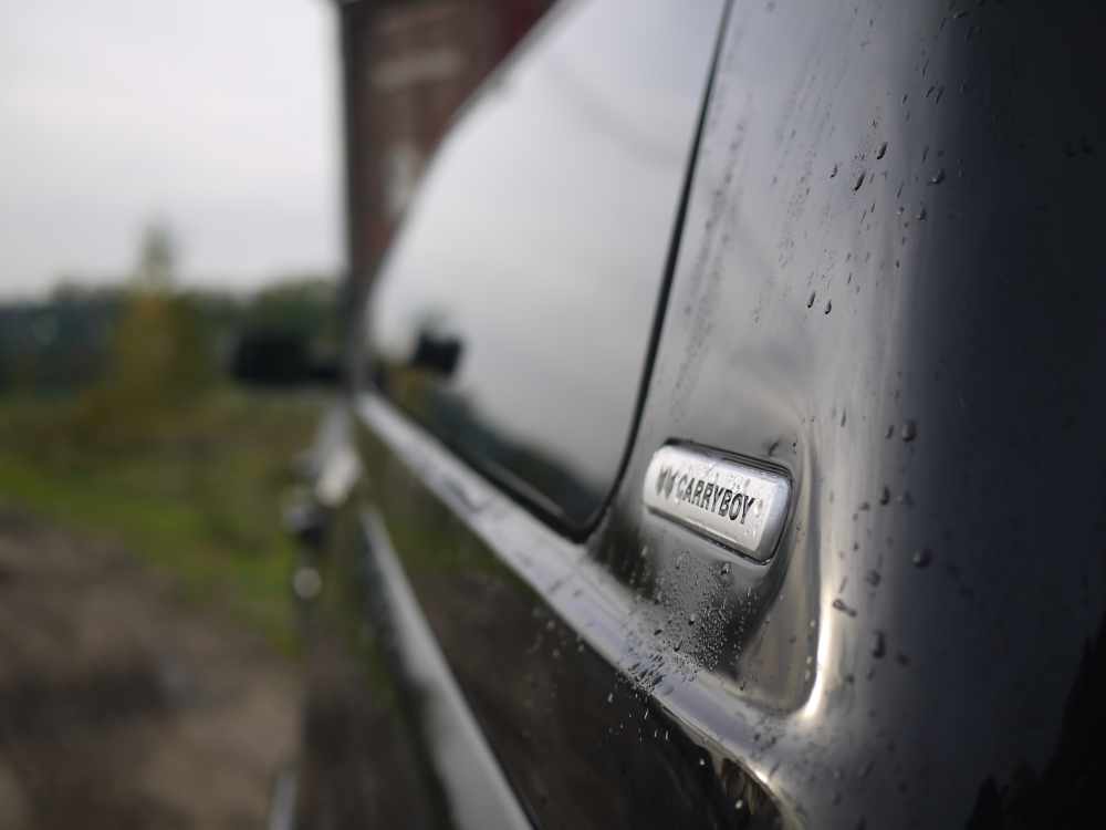 Carryboy Logo auf Hardtopseite