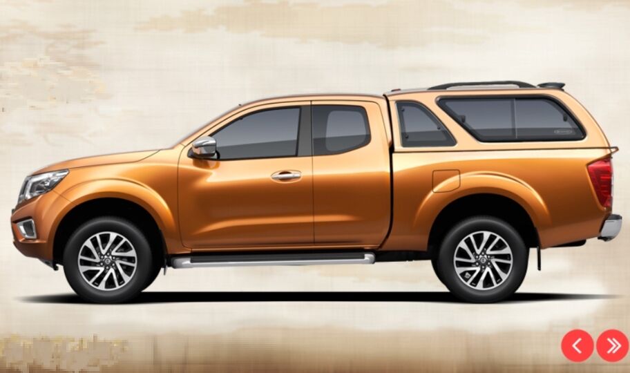 CARRYBOY Hardtop mit Schiebefenster Nissan Navara NP300 Kingcab Lackierung in Wagenfarbe