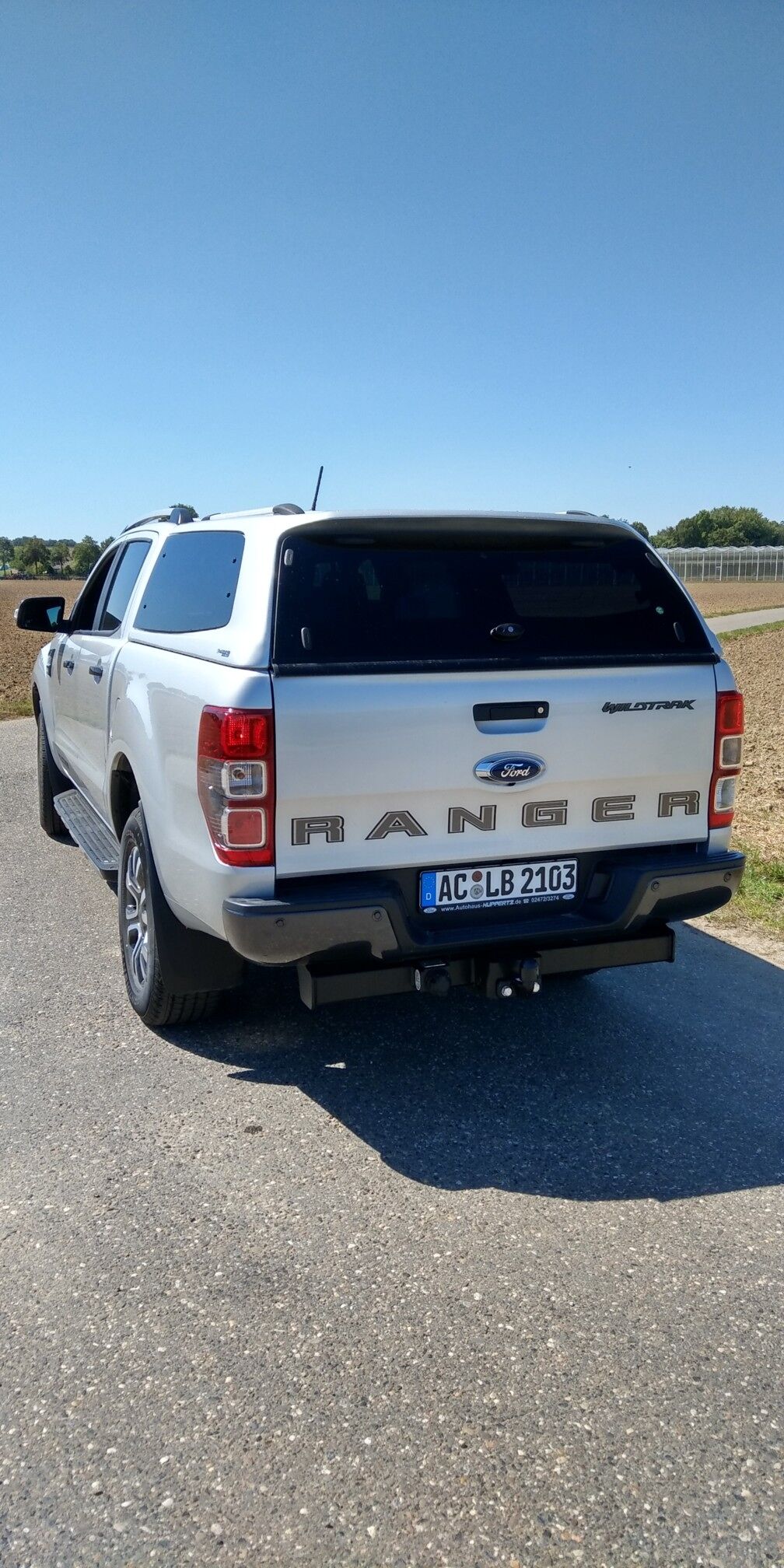 CARRYBOY Hardtop mit Ausstellfenstern getönt für Ford Ranger DC
