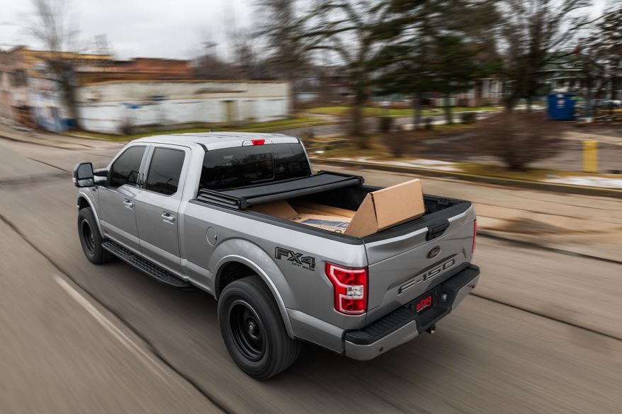 NOVISauto Vinyl Laderaumabdeckung zum Falten Trifold Trifecta Ford F150 2021+ vielseitig einsetzbar