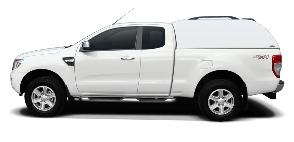 CARRYBOY Hardtop 560oS-MNC ohne Seitenfenster geschlossene Seiten Fiat Fullback 2016-2019 Clubcab Extrakabine