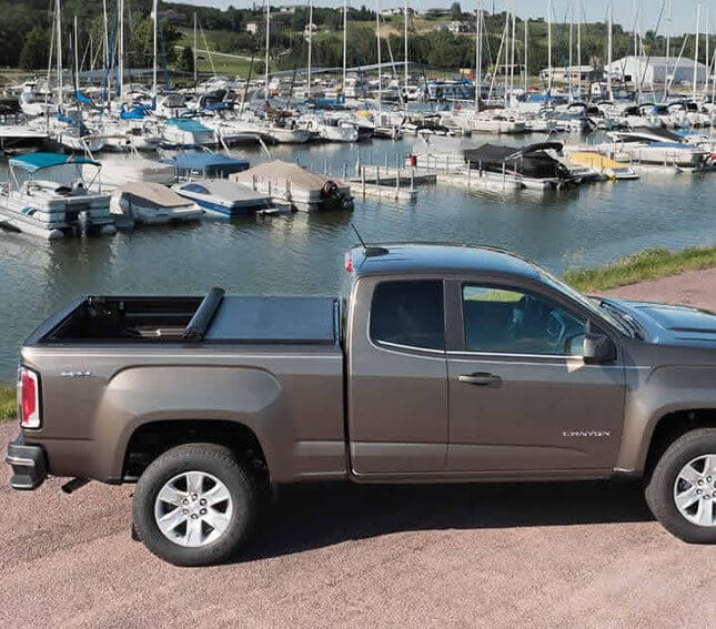 NOVISAUTO Laderaumabdeckung Plane mit Klettverschluss LoPro für Toyota Hilux Revo Doppelkabine hochwertige Verarbeitung und mehrfach gesicherte Nähte