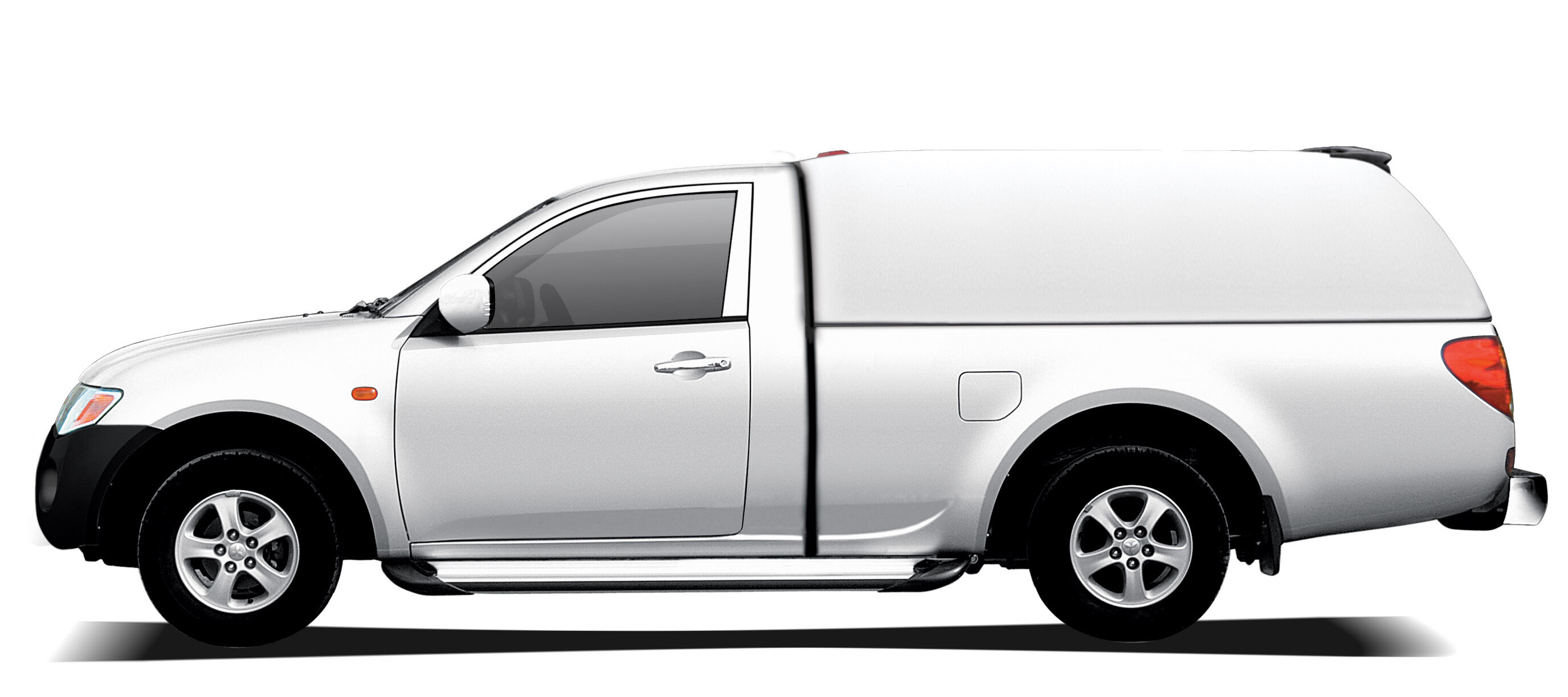 Hardtop Mitsu L200 Single Cab ohne Seitenfenster