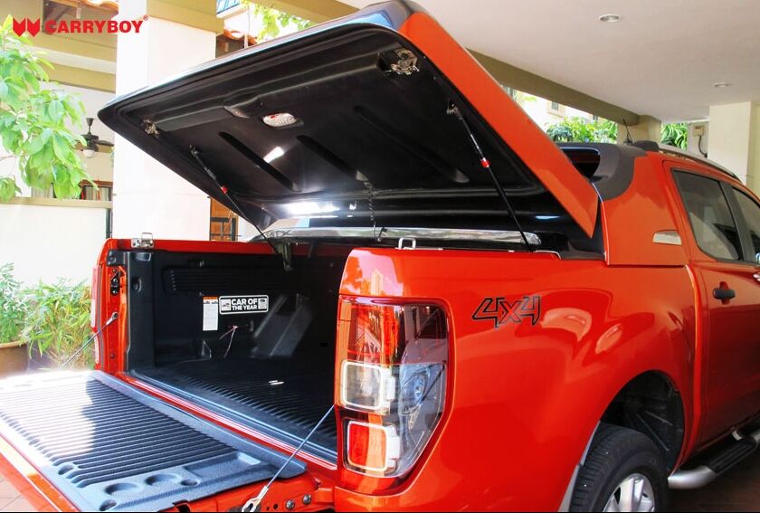 Ford Ranger Laderaumabdeckung Fullbox 762 mit Überrollbügel, großer Öffnungswinkel