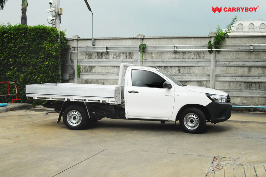 Carryboy FahrgestellaufbauAluminium Ladefläche mit tiefer Bordwand Singlecab Pickup