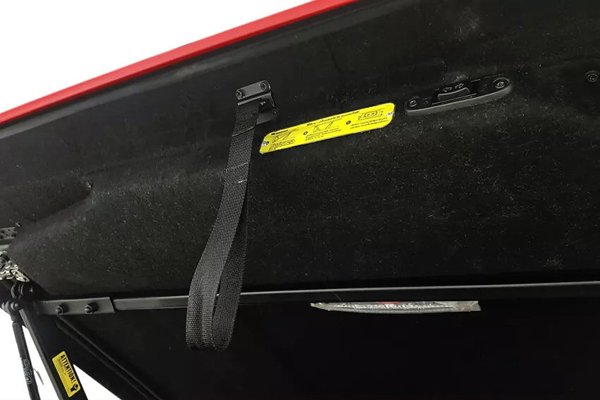 Ford Ranger Doppelkabine Laderaumabdeckung Deckel Flachabdeckung SMX2-FTD, parktische Zugschleife
