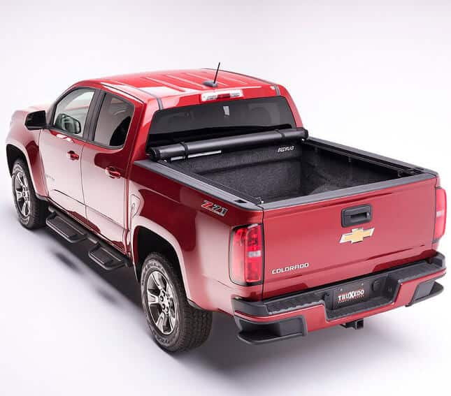 NOVISAUTO Laderaumabdeckung Plane mit Klettverschluss LoPro für Toyota Hilux Revo Doppelkabine offen fahrbar 