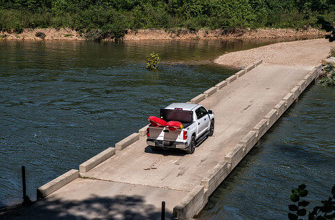 Isuzu D-Max Laderaumabdeckung offen fahrbar