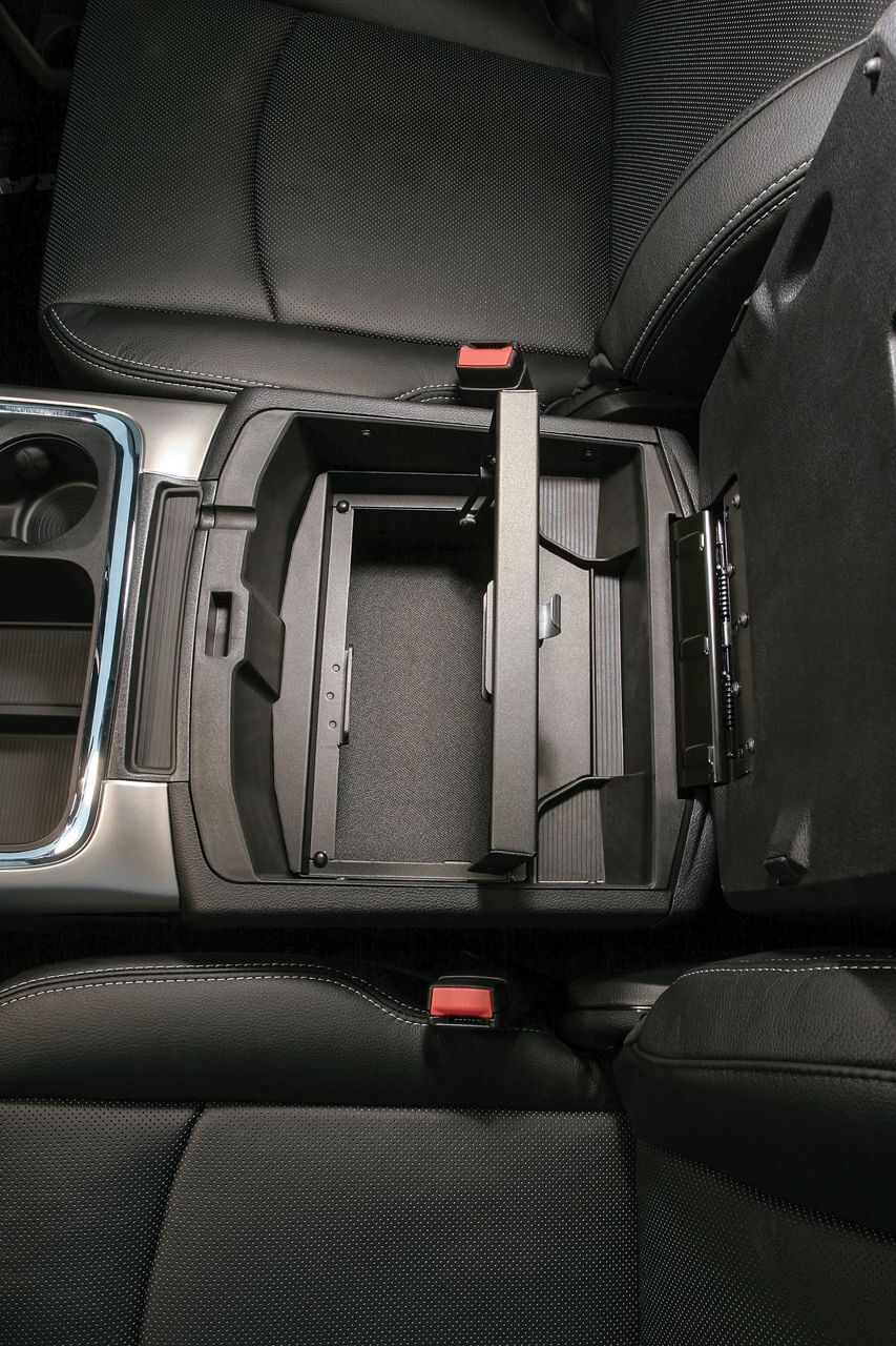 NOVISauto abschließbare Wertsachenbox für RAM1500 Classic Mittelkonsole Armlehne 