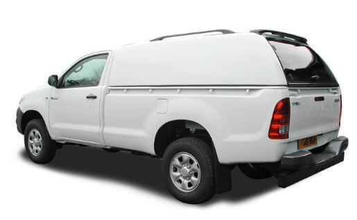CARRYBOY Hardtop ohne Seitenfenster geschlossene Seiten Ford Ranger Singlecab Einzelkabine 2002-2011 sicher abschließbar