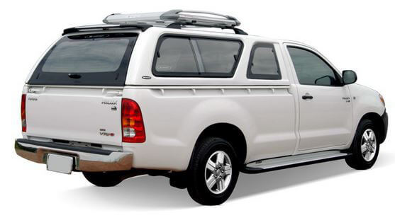 CARRYBOY Hardtop 560-TVL Toyota Hilux Vigo Singlecab 2005-2015 GFK Hardtop mit Schiebefenster