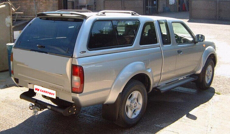CARRYBOY Hardtop Nissan Navara D40 Kingcab_Extrakabine  seitliche Schiebefenster