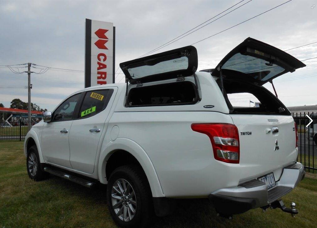 Mitsubishi L200 Hardtop mit Glasklappen SO-MND sicher abschließbar