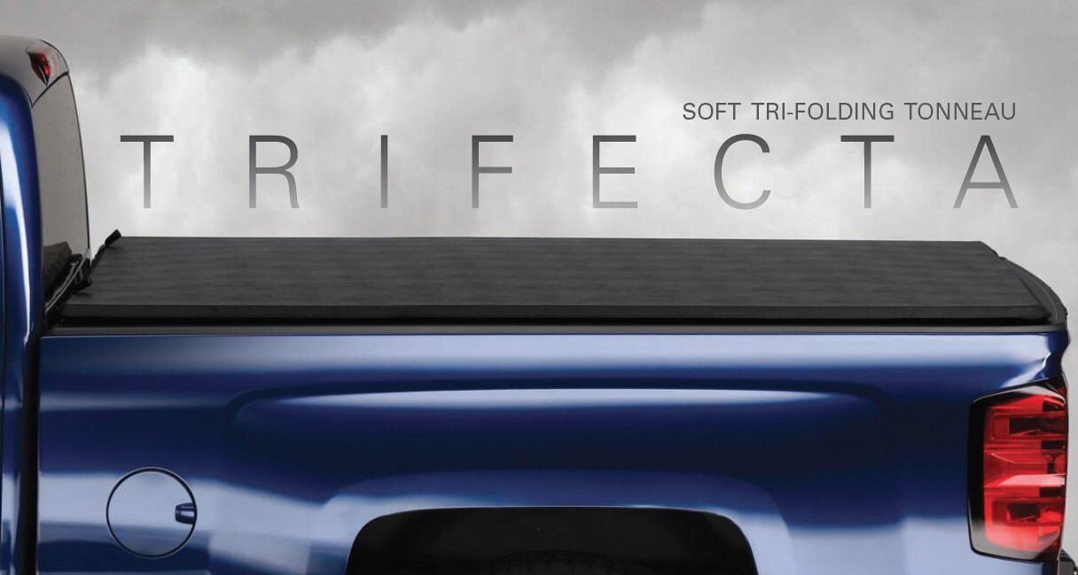 Isuzu D-Max Extrakabine Laderaumabdeckung Plane zum Umklappen Trifecta mattschwarz
