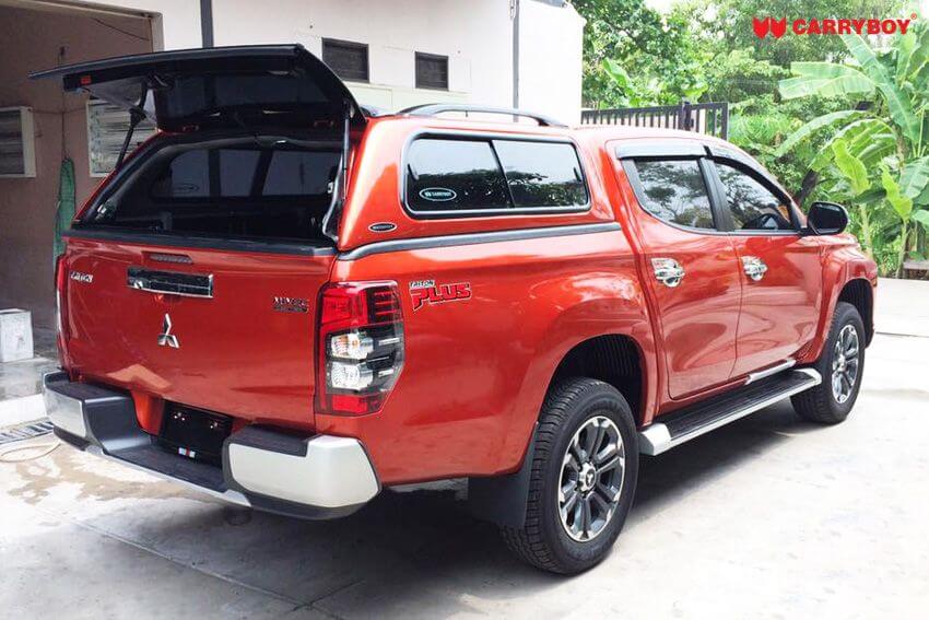 CARRYBOY Hardtop mit Schiebefenster 560-MND Mitsubishi L200 Doppelkabine 2016+ getönte Scheiben