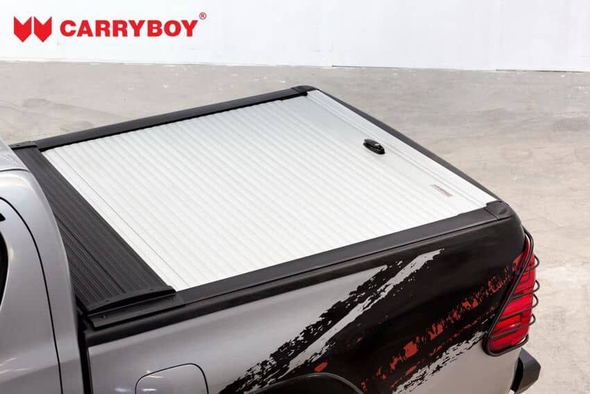 Toyota Hilux double cab load compartment cover aluminum roller blind model  789 | CARRY BOY