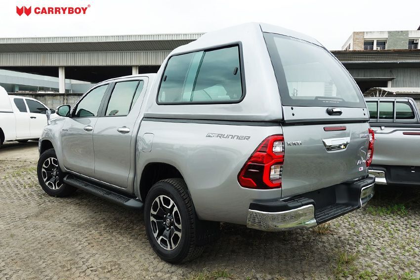 CARRYBOY Glasfaser GFK Hardtop Überhoch Transporthardtop Logistikhardtop Toyota Hilux Revo Invincible Doppelkabine