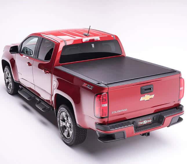 NOVISAUTO Laderaumabdeckung Plane mit Klettverschluss LoPro für Toyota Hilux Revo Doppelkabine ultraflaches Profil