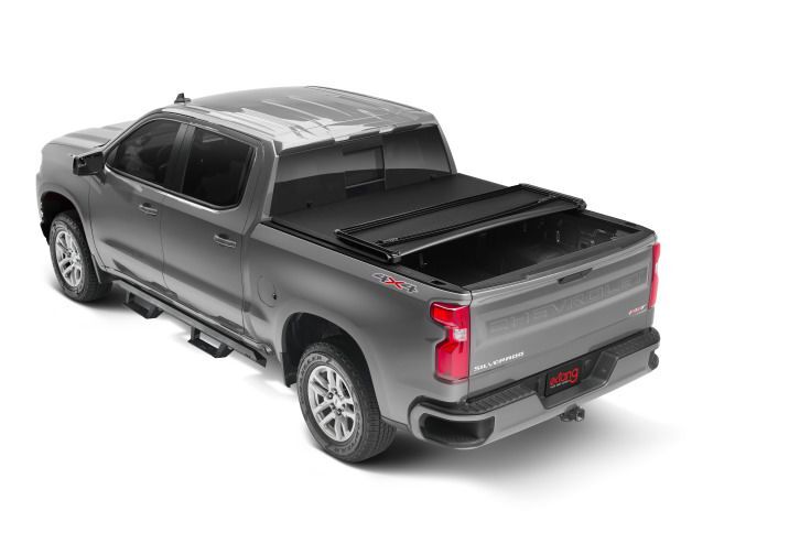 NOVISauto Vinylplane Faltabdeckung Trifold Isuzu D-Max Spacecab Extrakabine 2021+ einfacher Einbau bequeme Bedienung