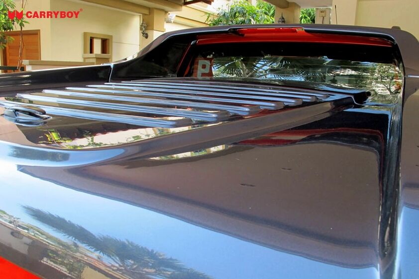 CARRYBOY Laderaumabdeckung Deckel mit Gasfedern Mitsubishi L200 Doppelkabine 2005-2015