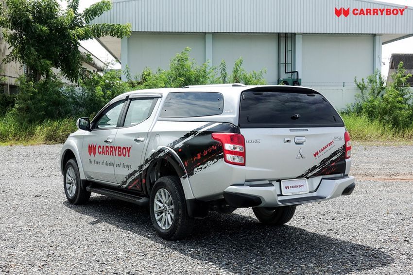 CARRYBOY Hardtop S6-MND Mitsubishi L200 Doppelkabine getönte Ausstellfenster sportlich elegantes Design