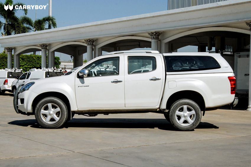 CARRYBOY Hardtop sportliches Design S6-IRD Isuzu D-Max Doppelkabine 2012-2016 durchgehendes Ausstellfenster extrem robust GFK
